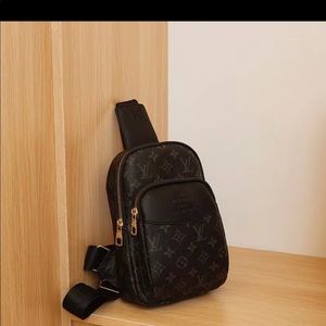 Black Chest bag/ Crossbody Bag/ Sling bag
